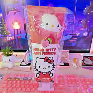 Hello Kitty Plush Flower Bendable Stem 2026 Sanrio Pink Valentine & Friends